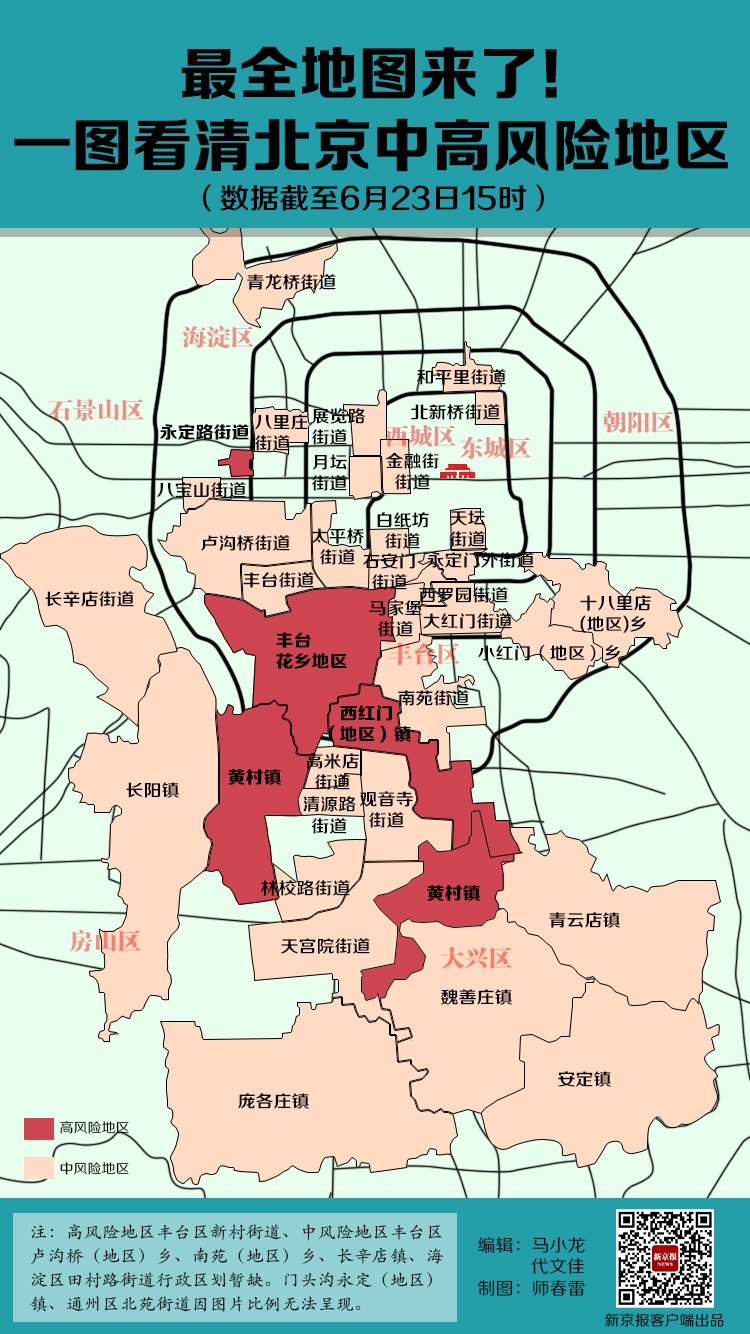 北京风险地区图最新