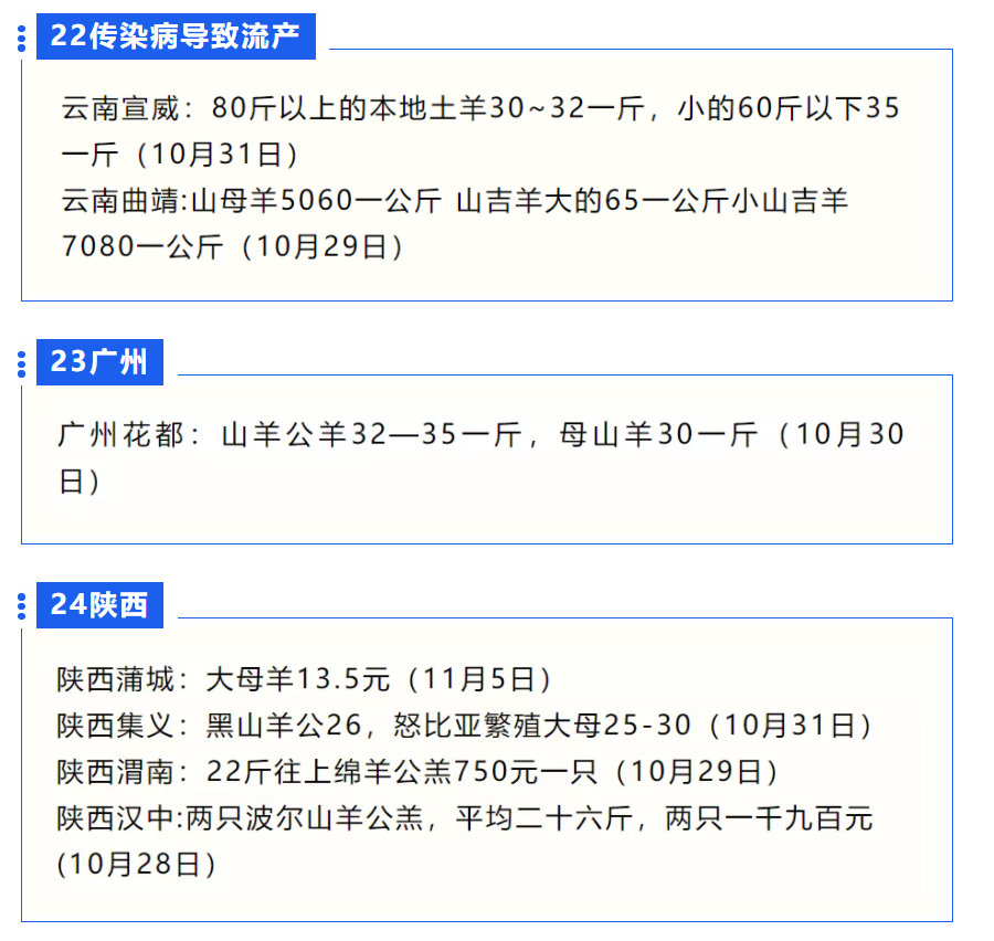 羊价格最新价现在价格