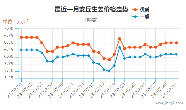 今日姜价行情最新行情